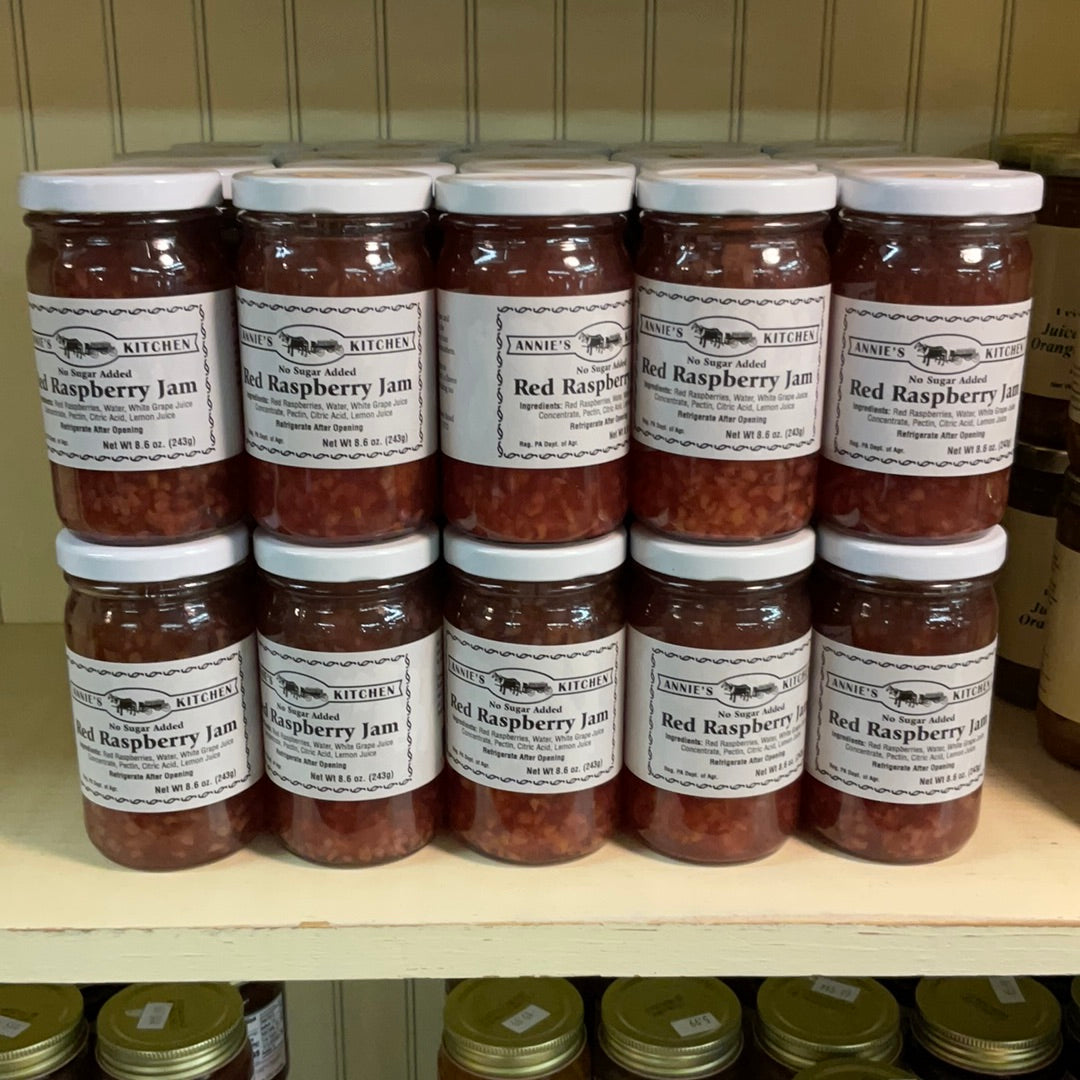 Red Raspberry Jam (No Sugar)
