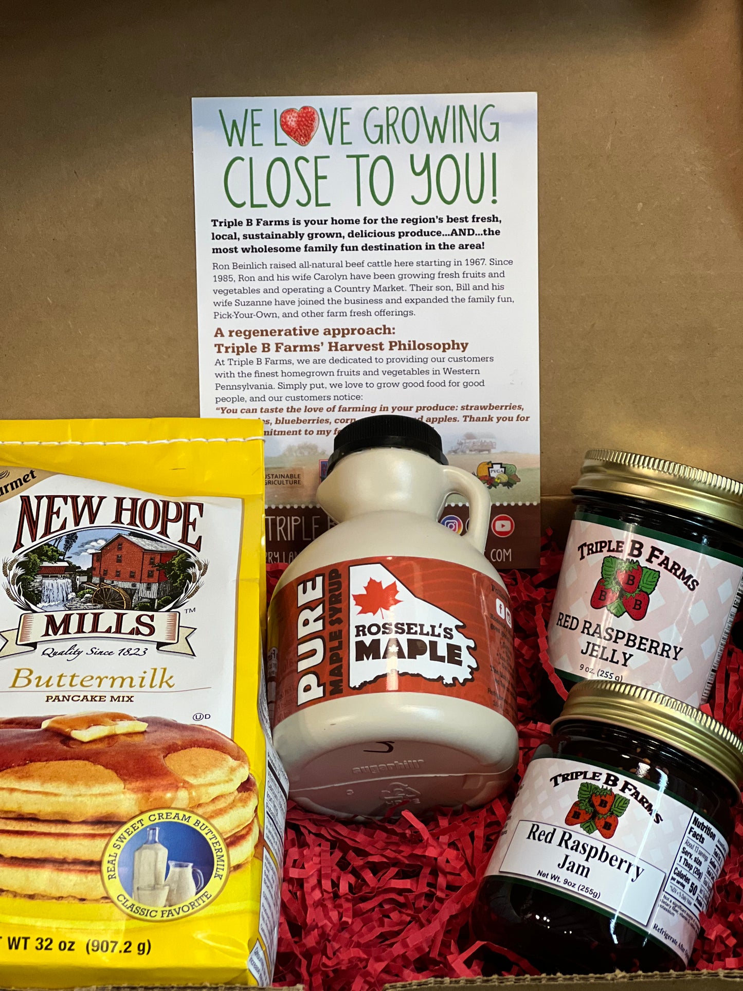 Raspberry Breakfast Gift Box