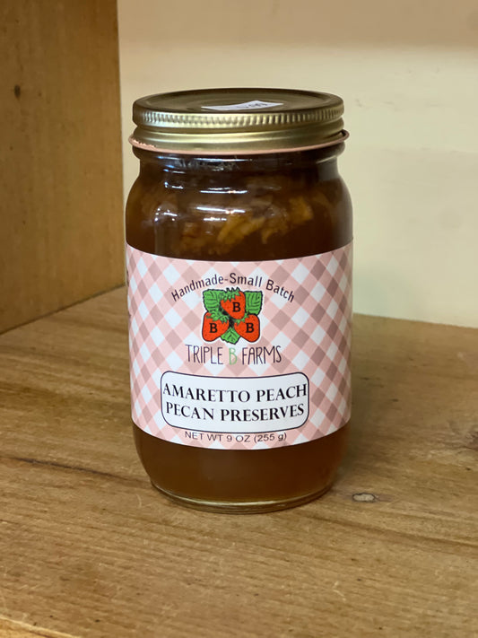 Amaretto Peach Pecan Jam