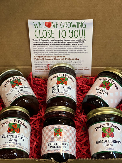 Holiday Wreath of Jams Gift Box