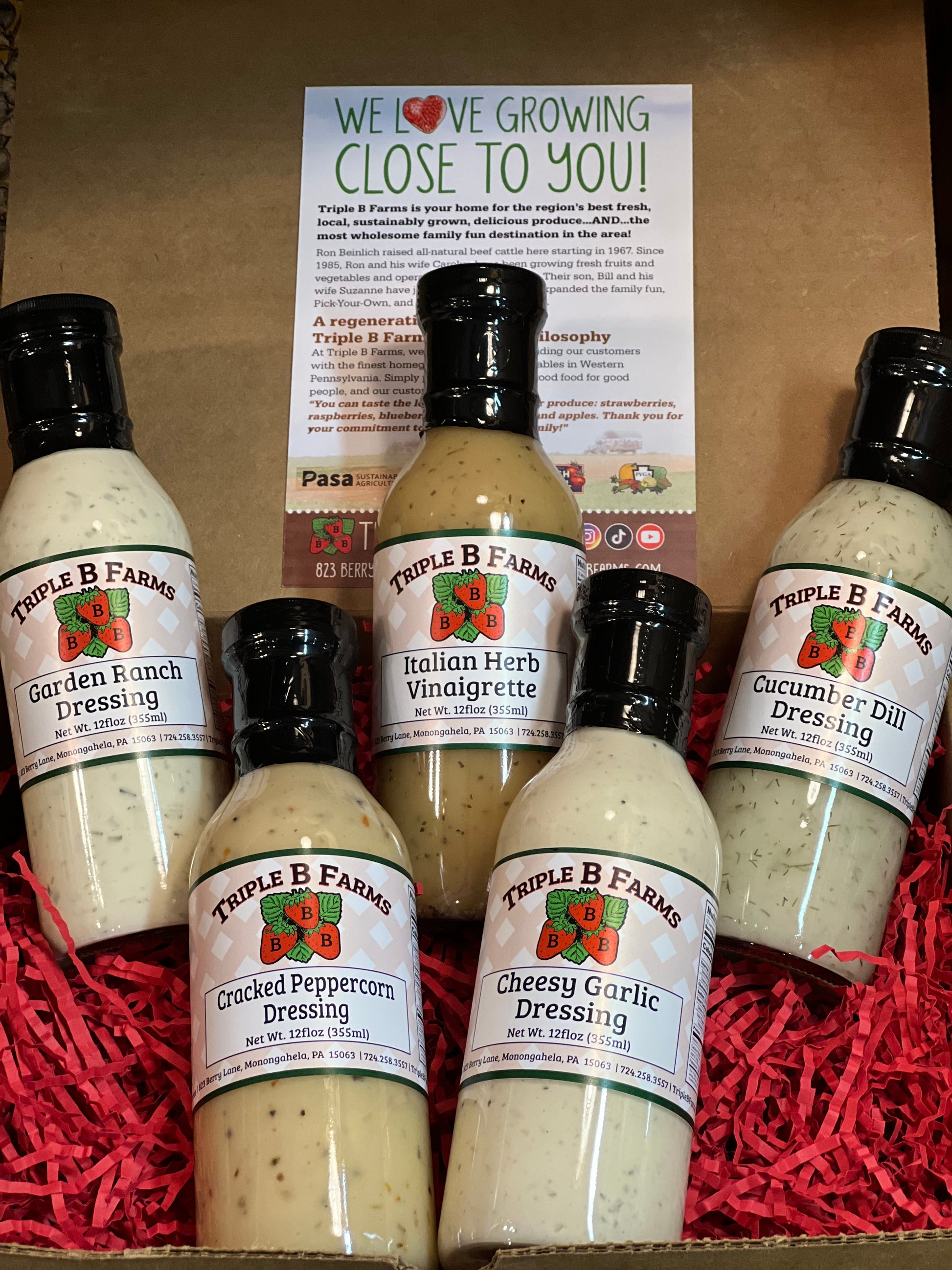 Classic Creamy Dressings Gift Box Triple B Farms Classic Creamy Dressings Gift Box Triple B Farms