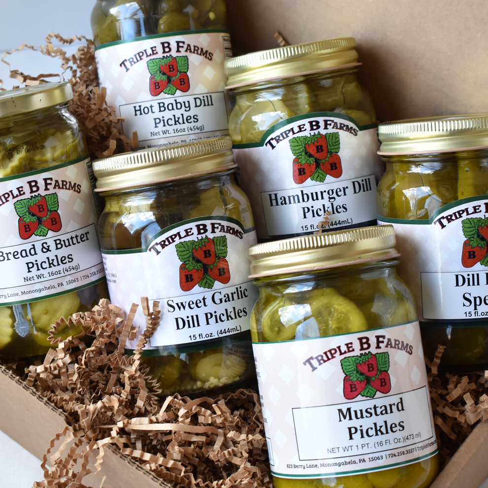 Pickle Sampler Large Pickle Sampler Gift Box – Triple B Farms