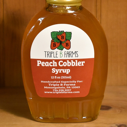 Peach Cobbler Syrup