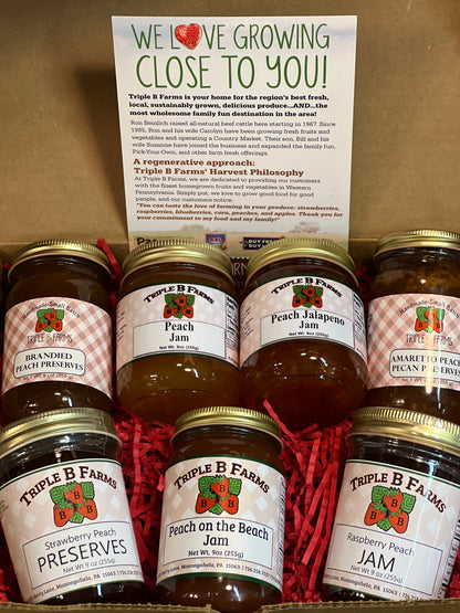 Peach Lovers Jam Gift Box