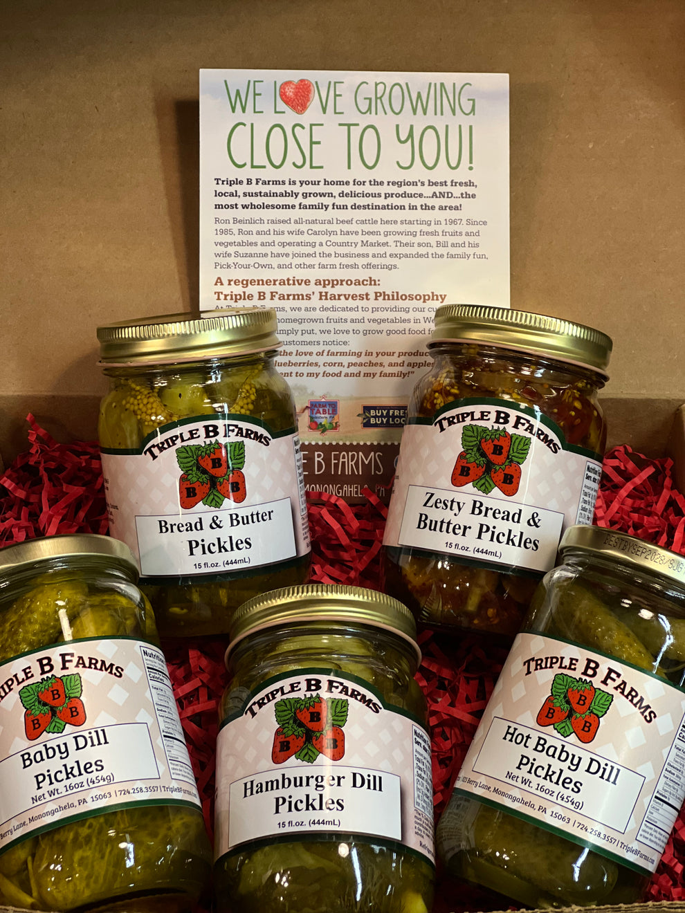 Pickle Sampler Large Pickle Sampler Gift Box – Triple B Farms