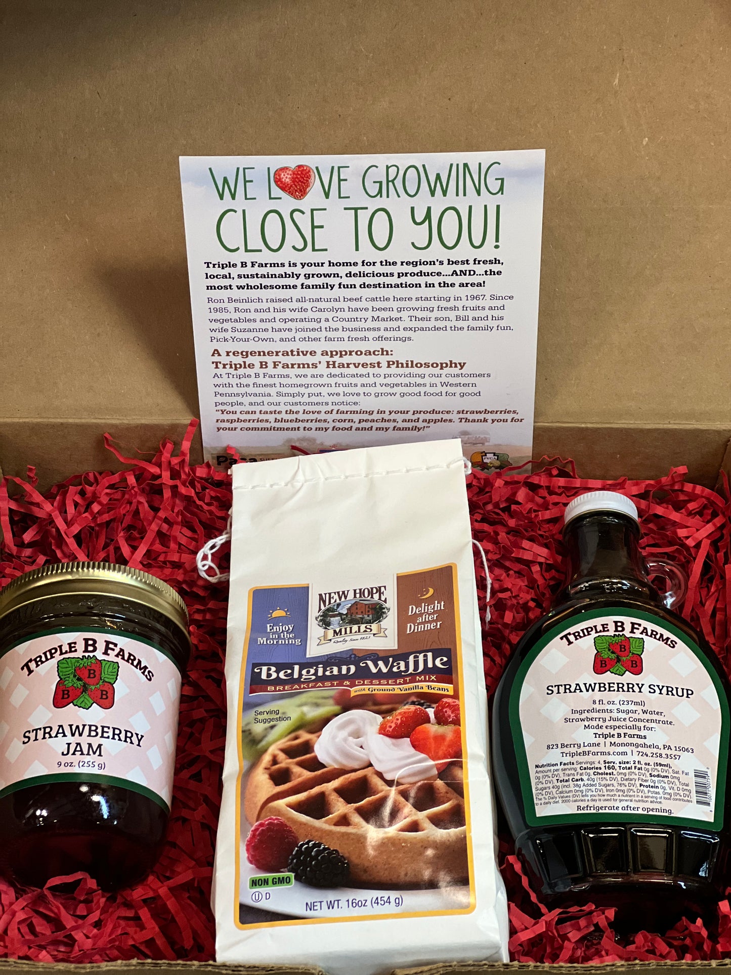 Strawberry Breakfast Gift Box