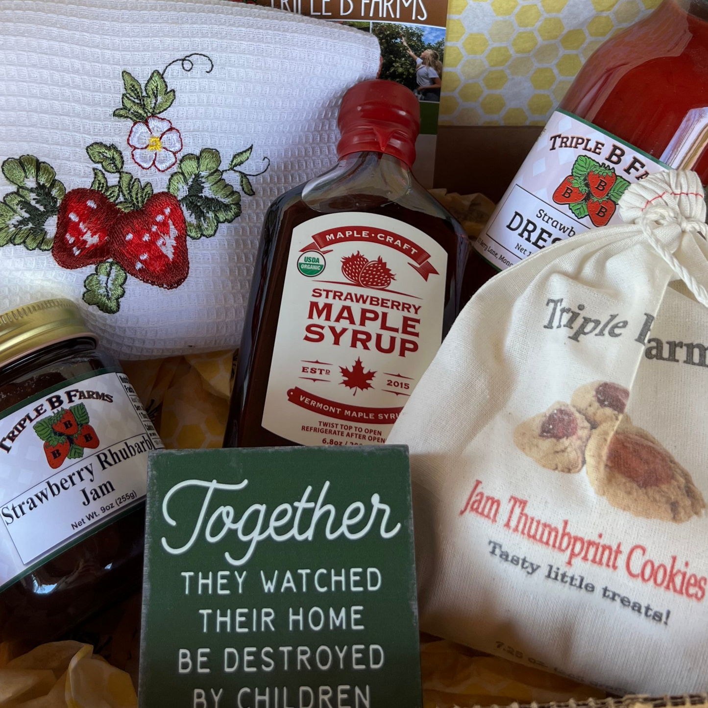 Sweet Strawberries • Gift Box for Mom