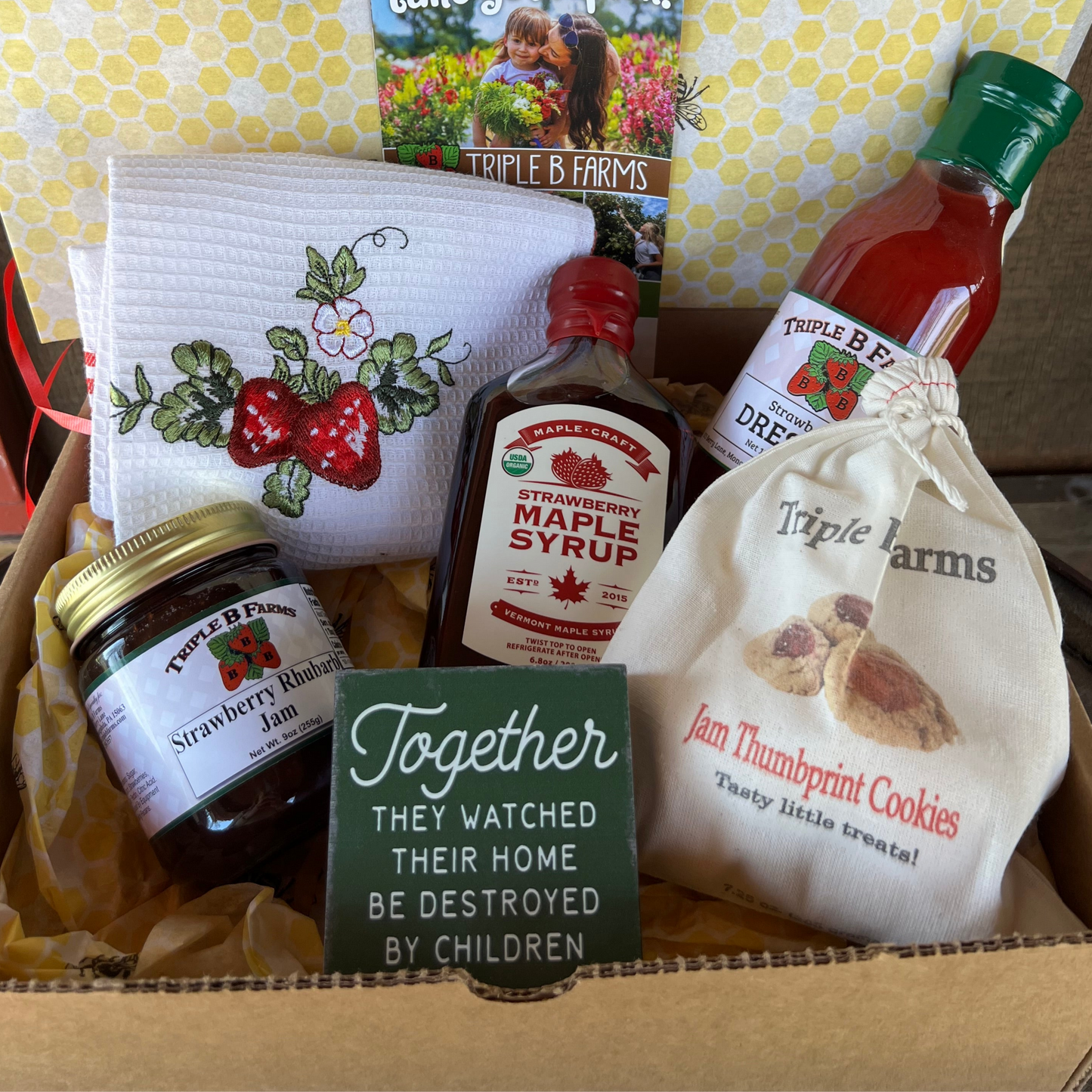 Sweet Strawberries • Gift Box for Mom