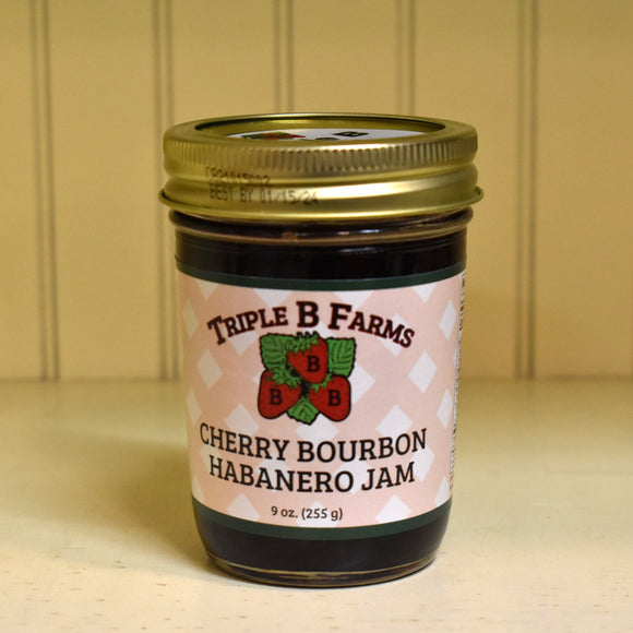 Cherry Bourbon Habanero Jam