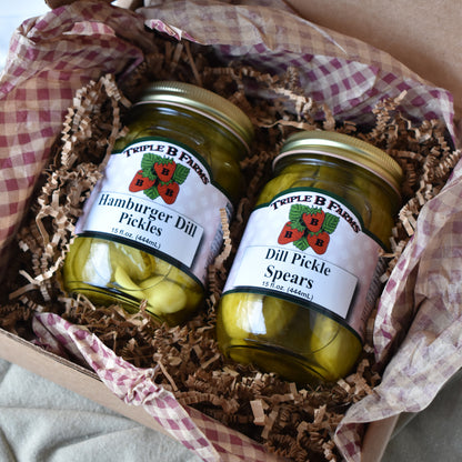 Mini Pickle Sampler "The Classic's" Gift Box
