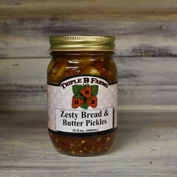 Zesty Bread & Butter Pickles