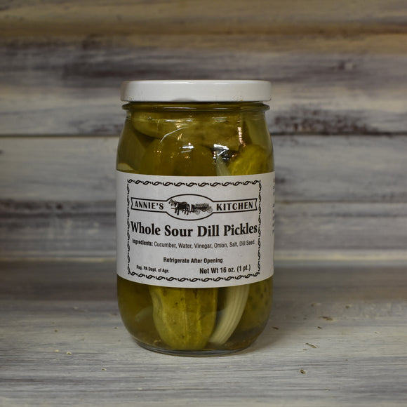 Whole Sour Dill Pickles