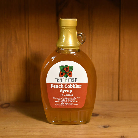Peach Cobbler Syrup