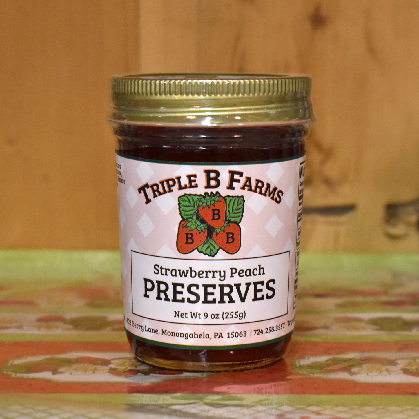 Strawberry Peach Preserves
