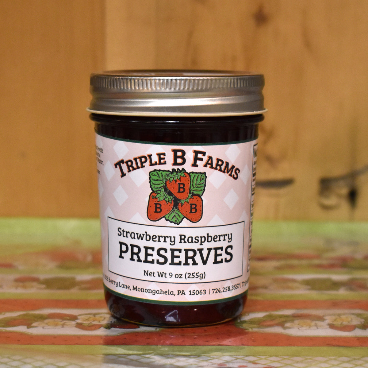 Bebe Raspberry Preserves Strawberry Raspberry Preserves – Triple B Farms